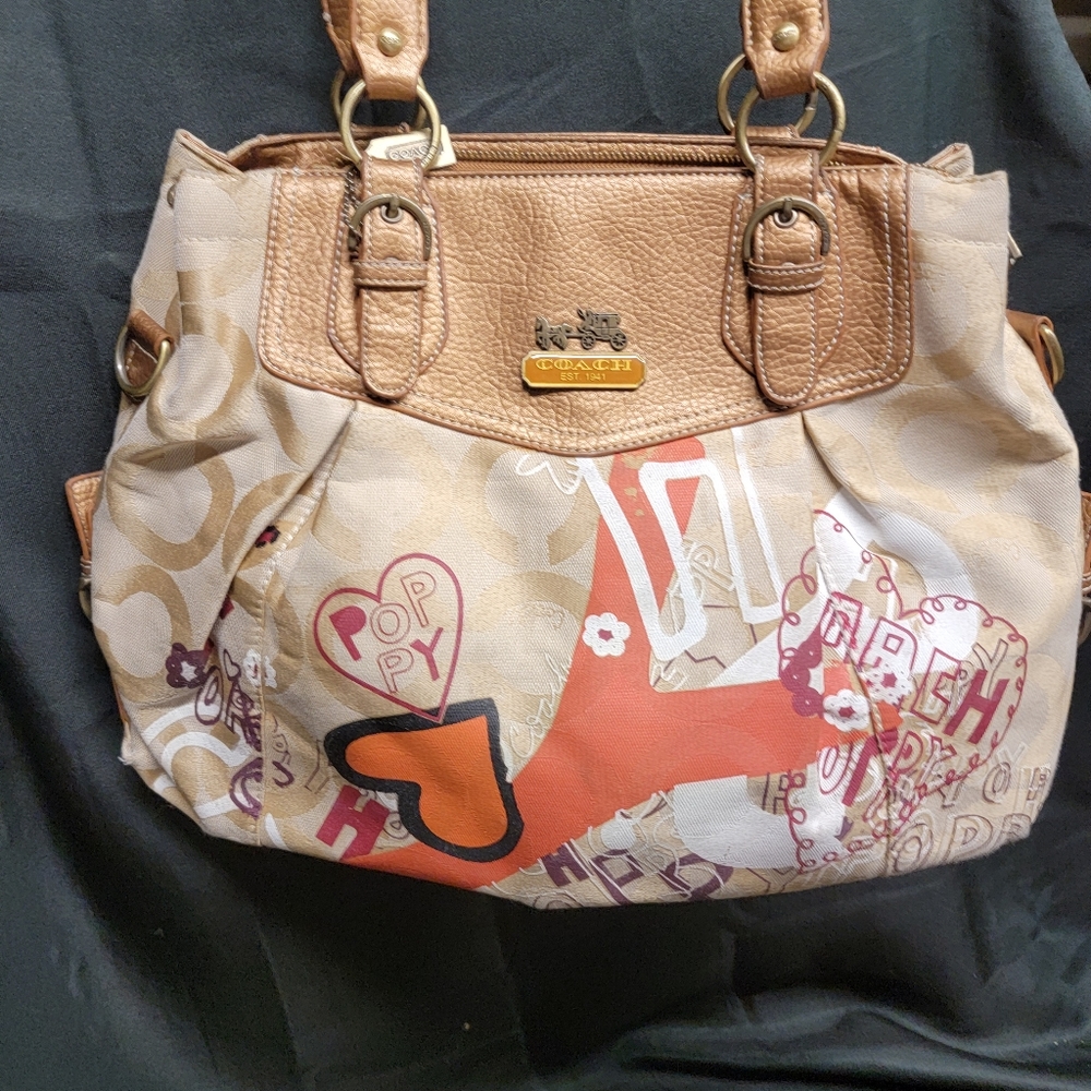 Coach poppy purse